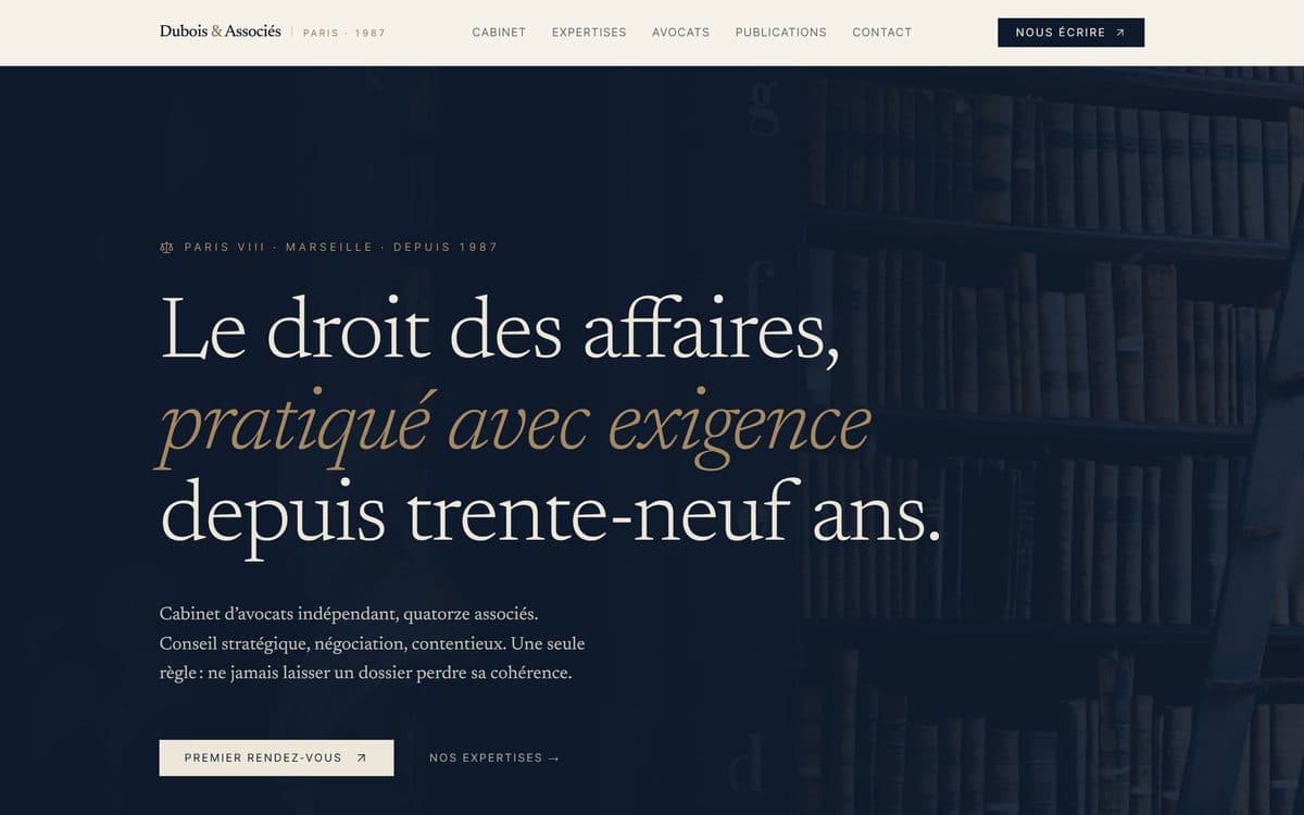 Démo ARYS Studio — Dubois & Associés
