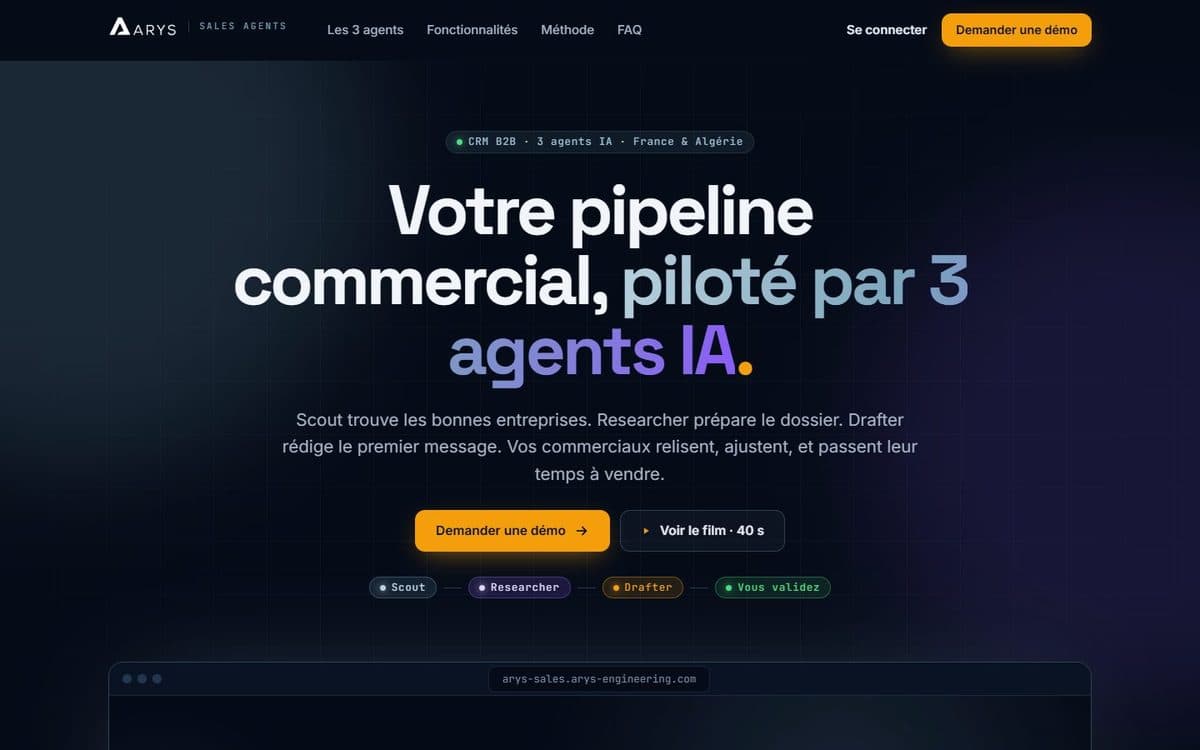 Site ARYS Sales