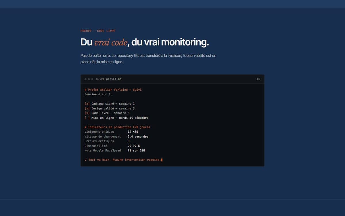 Site ARYS Studio — services